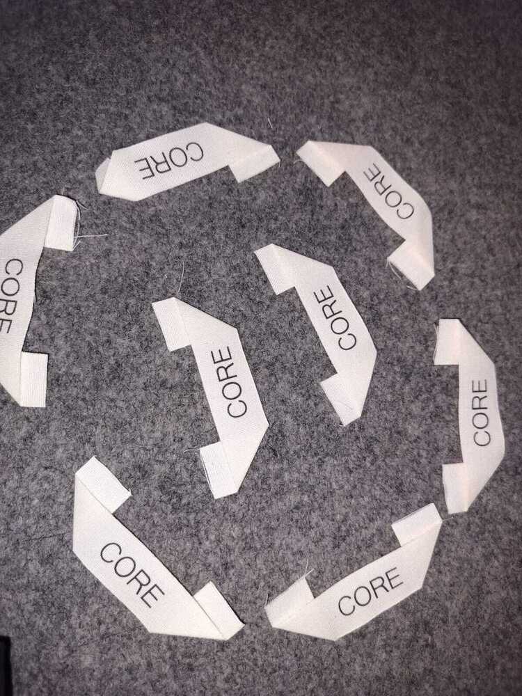 Cotton label Printed