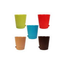 5 Inch Titan Self Watering Pot - Color: Multi