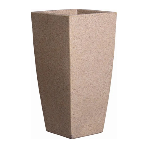 12X18 Inch Roto Largish Planter - Color: Stone White