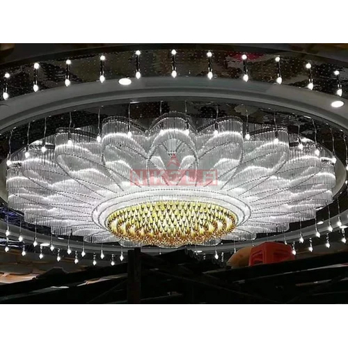 Flower Shape Crystal Chandelier