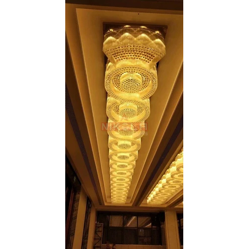 Golden Crystal Chandelier
