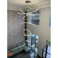 Double Hight Hanging Chandelier
