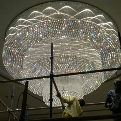 Ceiling Glass Chandelier