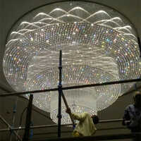 Ceiling Glass Chandelier