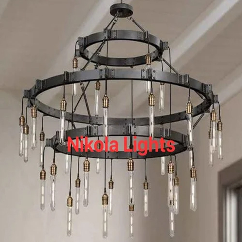 Metal Hanging Chandelier
