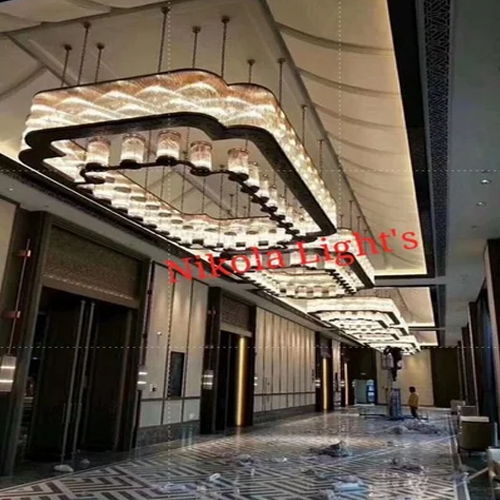 Corridor Big Chandelier