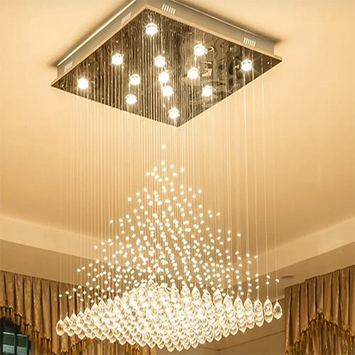 Crystal Chandelier With 3 Steps