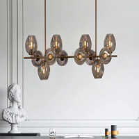 Glass Hanging Chandelier