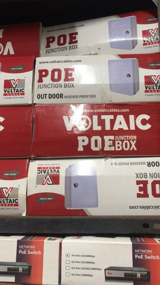 Poe Junction Box Indoor / Outdoor - Color: Off White