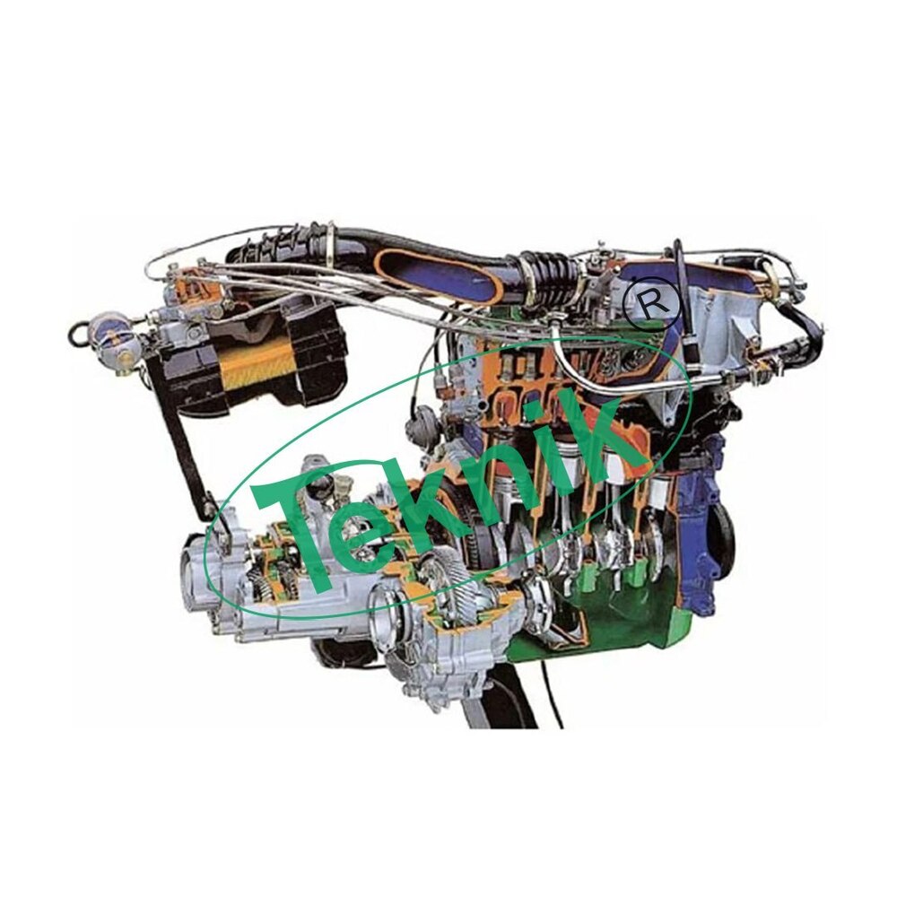 Mpfi Petrol Engine With Swiveling Stand Along With Special Tools For Dismantling And Assembling - Application: Electrical Teaching Equipment