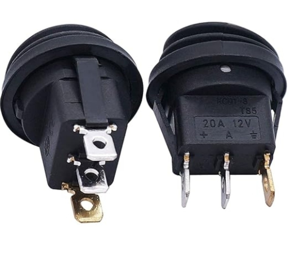RS 13 GREEN LIGHT 3PIN ON-OFF WATER PROOF