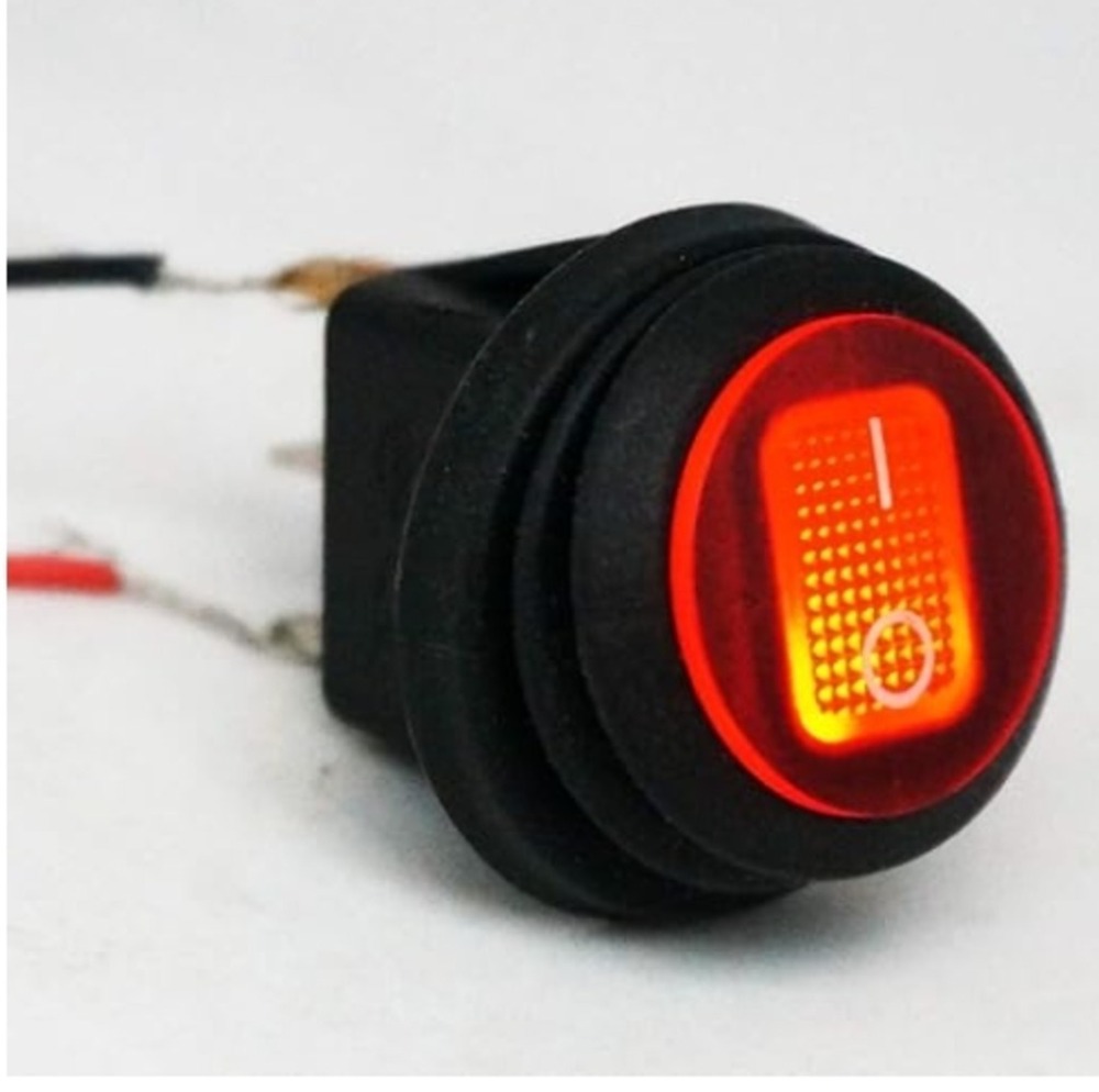 RS 13 GREEN LIGHT 3PIN ON-OFF WATER PROOF