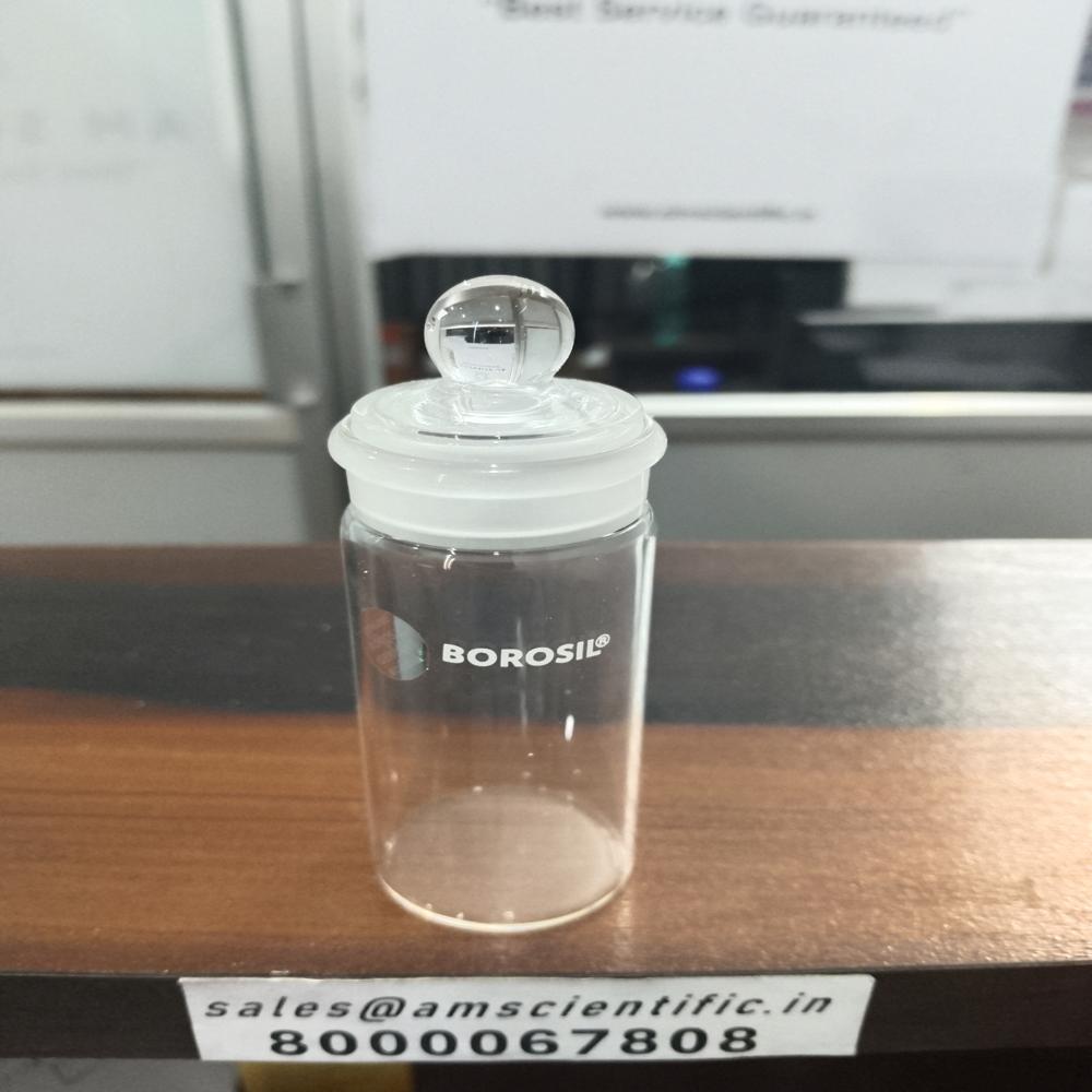 Weighing Bottles With I/c Glass Lid - Color: Transparent