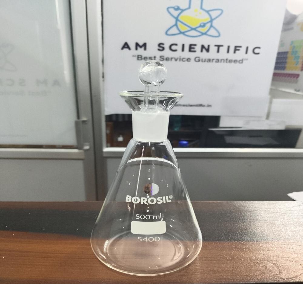 Iodine Flask With IC Glass Stopper 500ml
