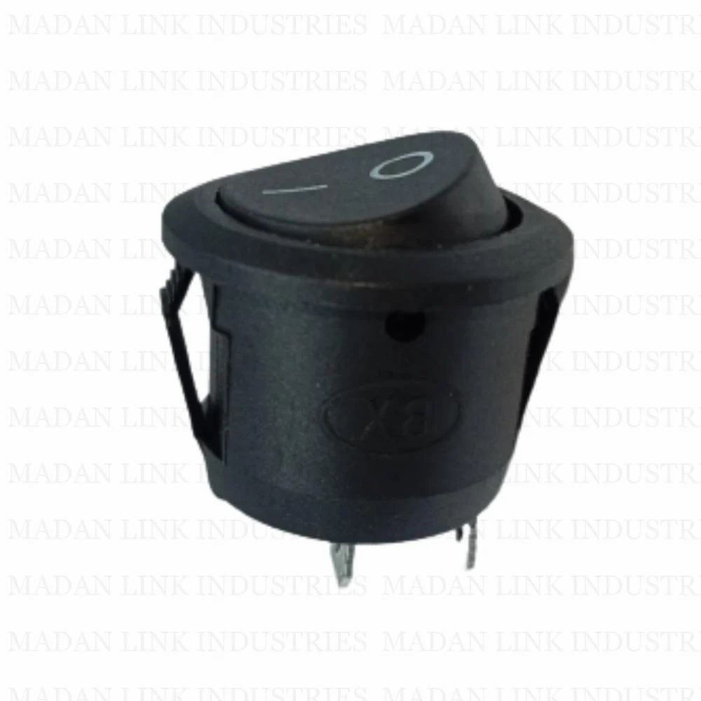 Rs13 Black 2 Pin On-off 105 Rocker