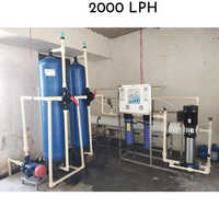 2000 Lph Industrial Reverse Osmosis Plant - Mild Steel, 2000 Ltr/hr Capacity, 380 Volt, Full Automatic, 60 Hertz Frequency, Purity Level 90.00-99.98%