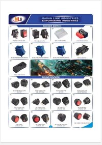 Rs13 Red 2 Pin On-off Rocker