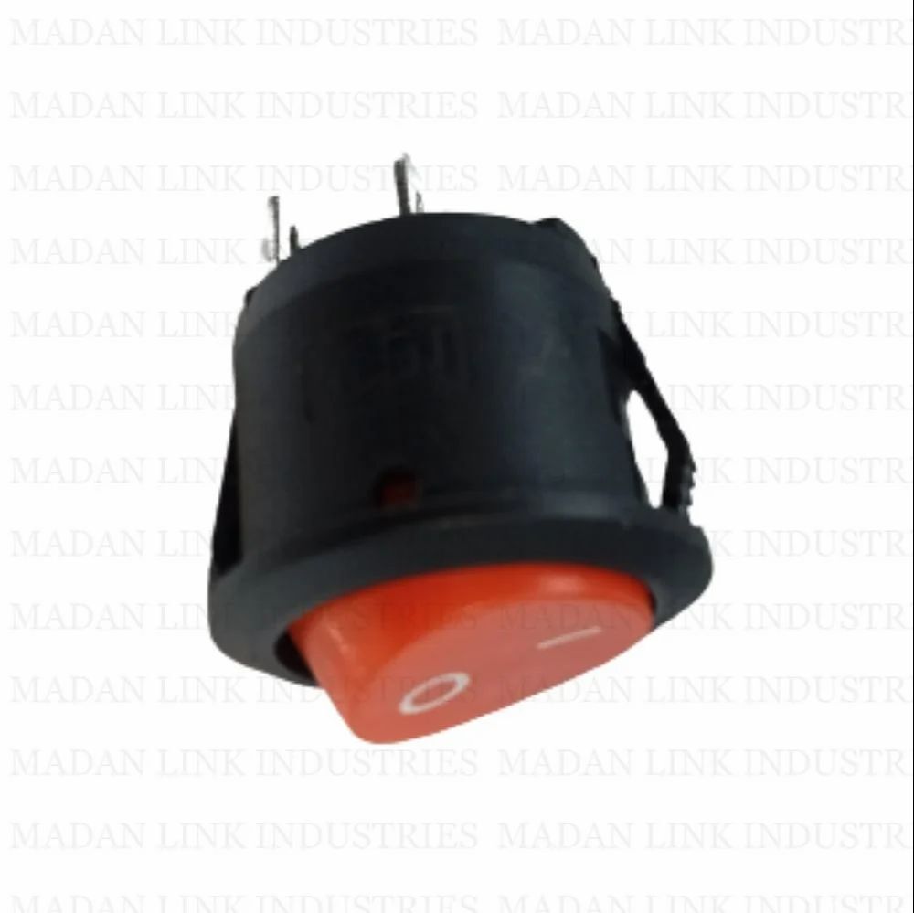  Rocker switch red 2 pin on off 