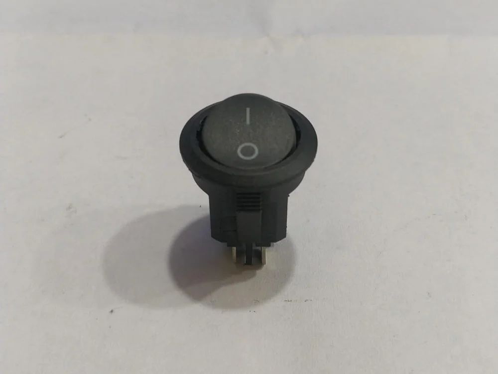  Rocker switch round black 4 pin on off 