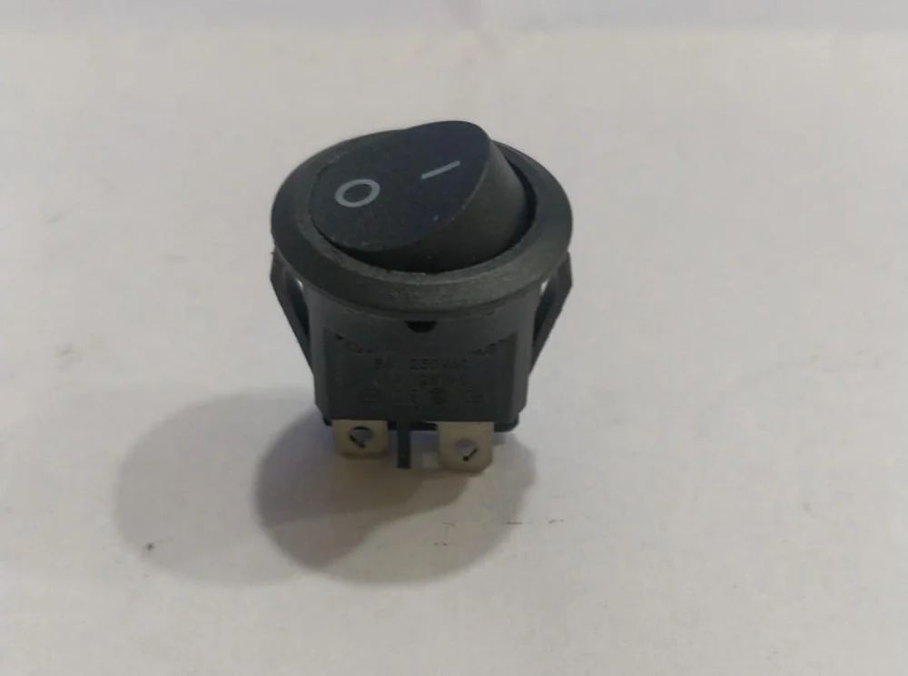  Rocker switch round black 4 pin on off 