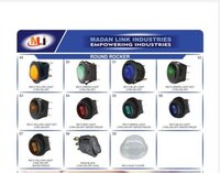 RS 13 RED LIGHT 3 PIN ON-OFF