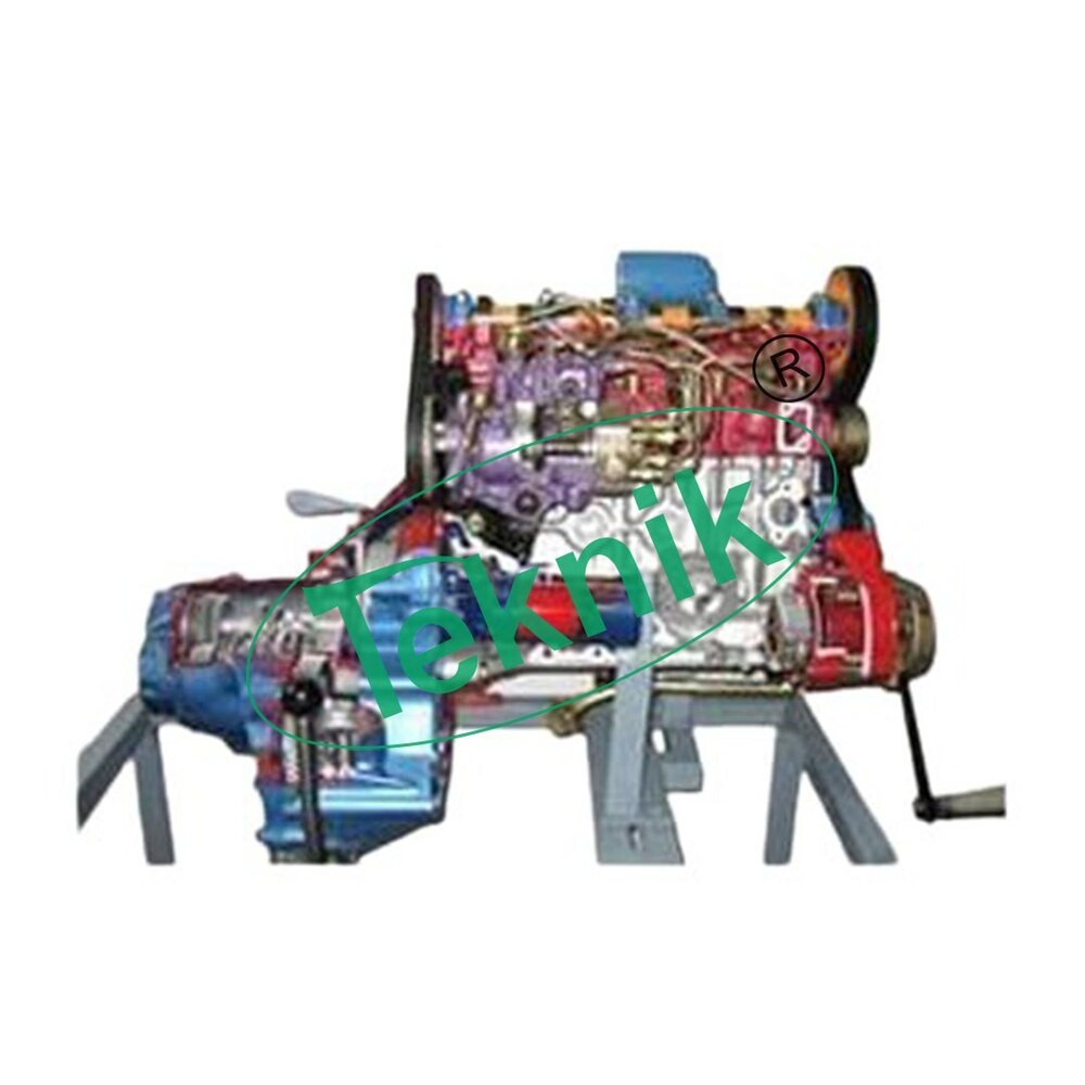4 Stroke Petrol Engine Model - Application: Electrical Teaching Equipment