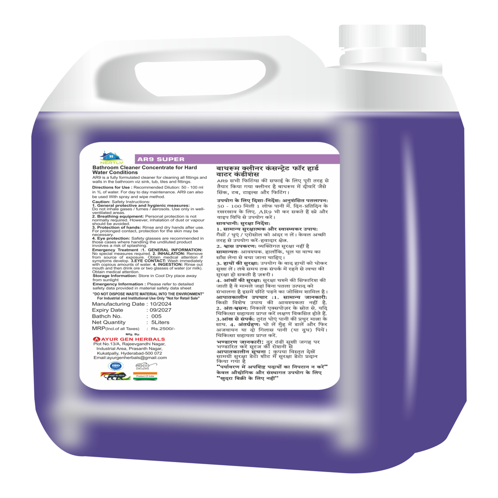 R9 Bathroom Cleaner Concentrate
