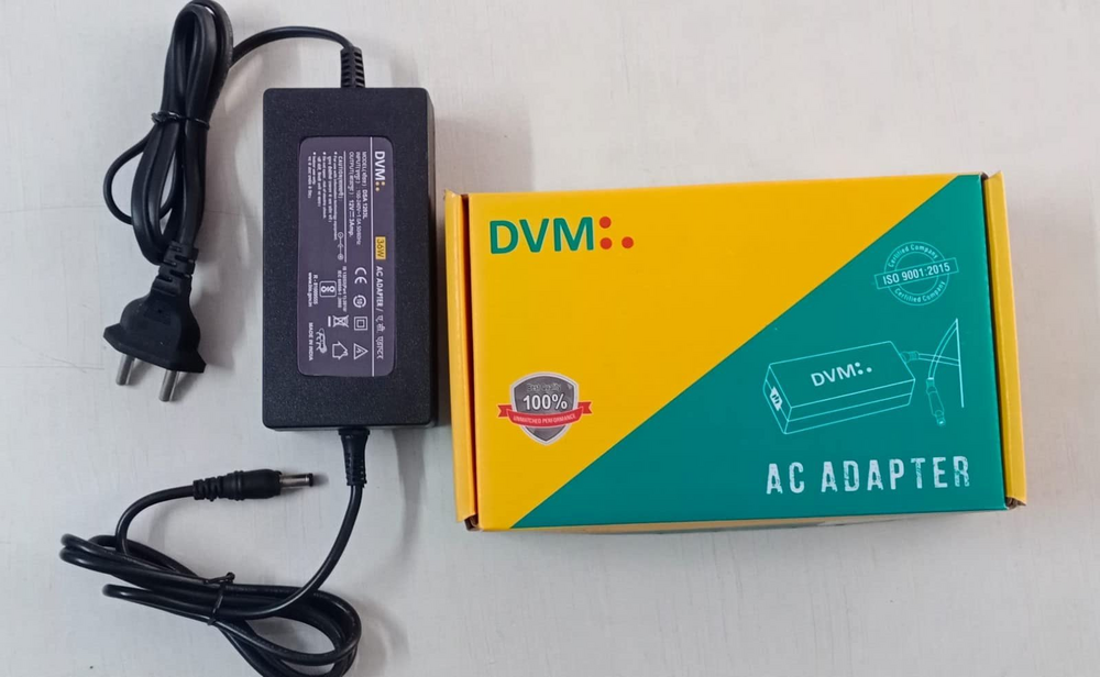 52v 2a Dvm Power Adapter - Color: Black