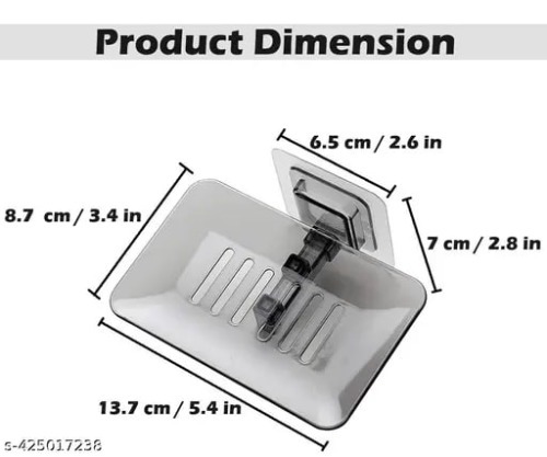 Soap Dish (2 Combo) - Color: Multicolour