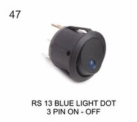 RS 13 BLUE LIGHT DOT 3 PIN ON-OFF