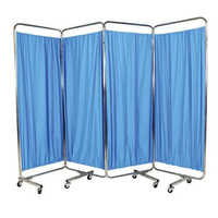 4 Fold Hospital Screen - Material: Stainless Steel