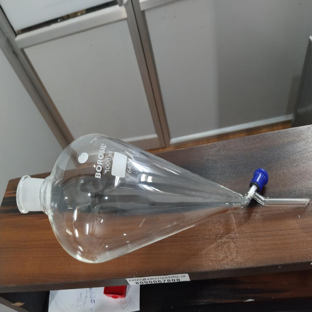 Separating Funnel Pear Shape With Boroflo S - Color: Transparent