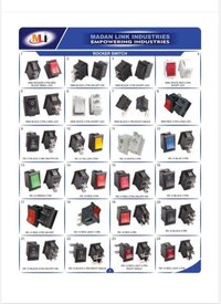 RS -608 RED 3 LINE 9 PIN ON-OFF LIGHT