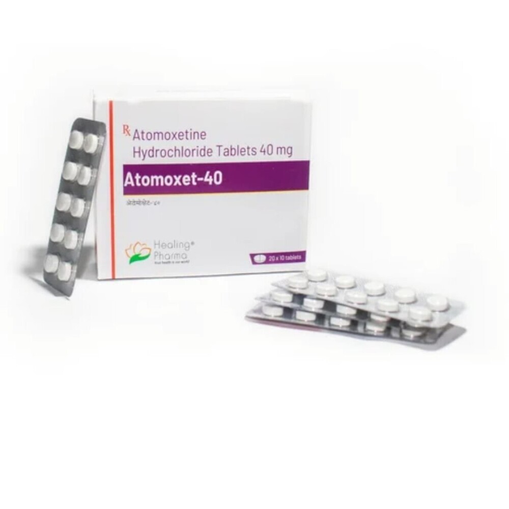 Atomoxet 40 Mg - 40 Mg Tablets | Extended Release, Attention And Focus Support For Cognitive Well-being And Patient-centric Care