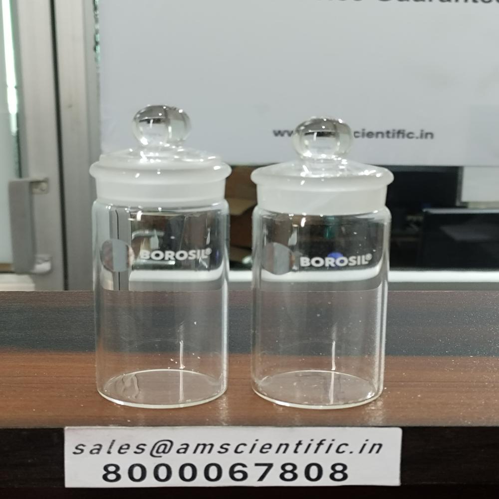 Weighing Bottles With I/c Glass Lid - Color: Transparent