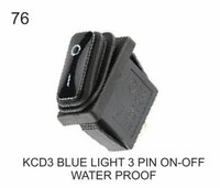 KCD 3 BLUE LIGHT 3 PIN ON-OFF WATER PROOF
