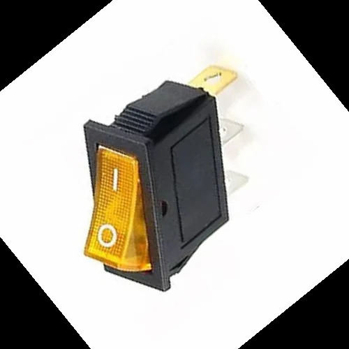 KCD 3 Yellow Light 3 Pin On off