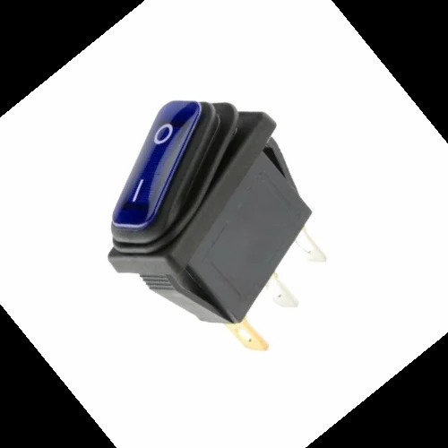 KCD3 BLACK 2 PIN ON-OFF WATER PROOF