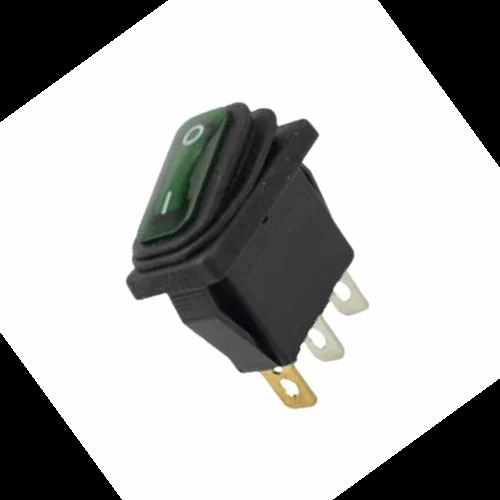 KCD 3 GREEN LIGHT 3 PIN ON-OFF WATER PROOF