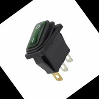 KCD 3 GREEN LIGHT 3 PIN ON-OFF WATER PROOF