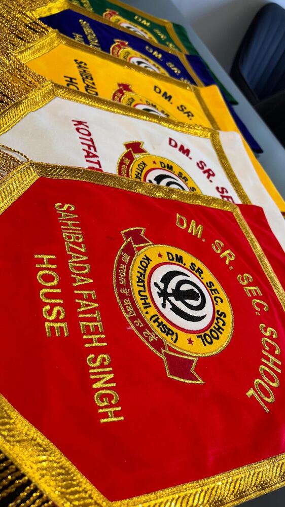 School T Flags - Size: 12 Into 18 Inches