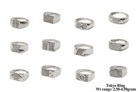 Silver 92.5 Silver Tokyo Ring
