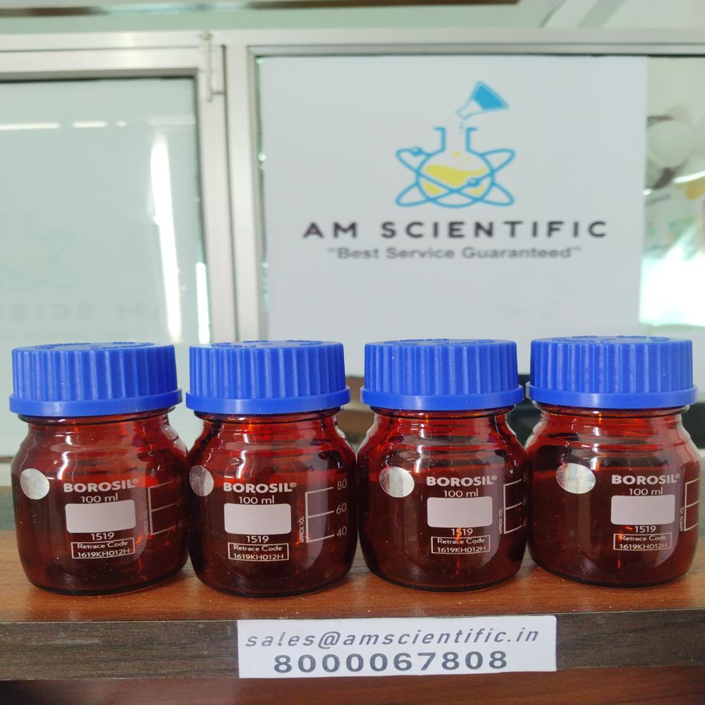 Reagent Bottles Narrow Mouth With Screw Cap 100ml