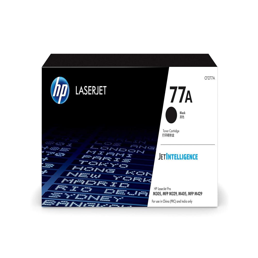 Hp 77a Laserjet Toner Cartridge - Color: Black