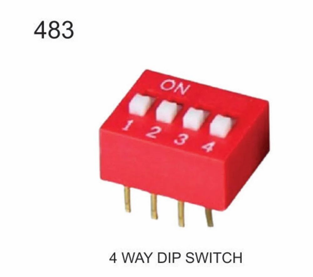 4 Way Dip Switches