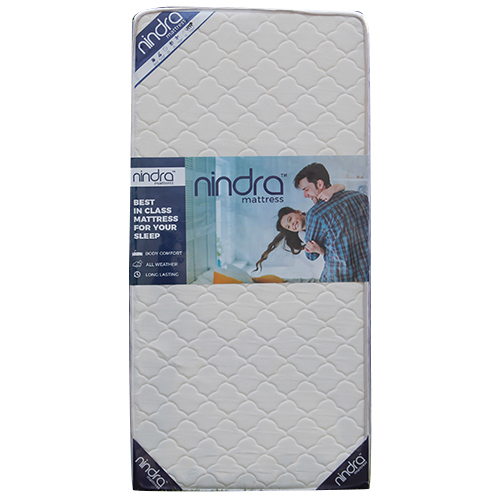 Soft Full-Size White Nindra Foam Mattress - Length: 8 Inch (In)