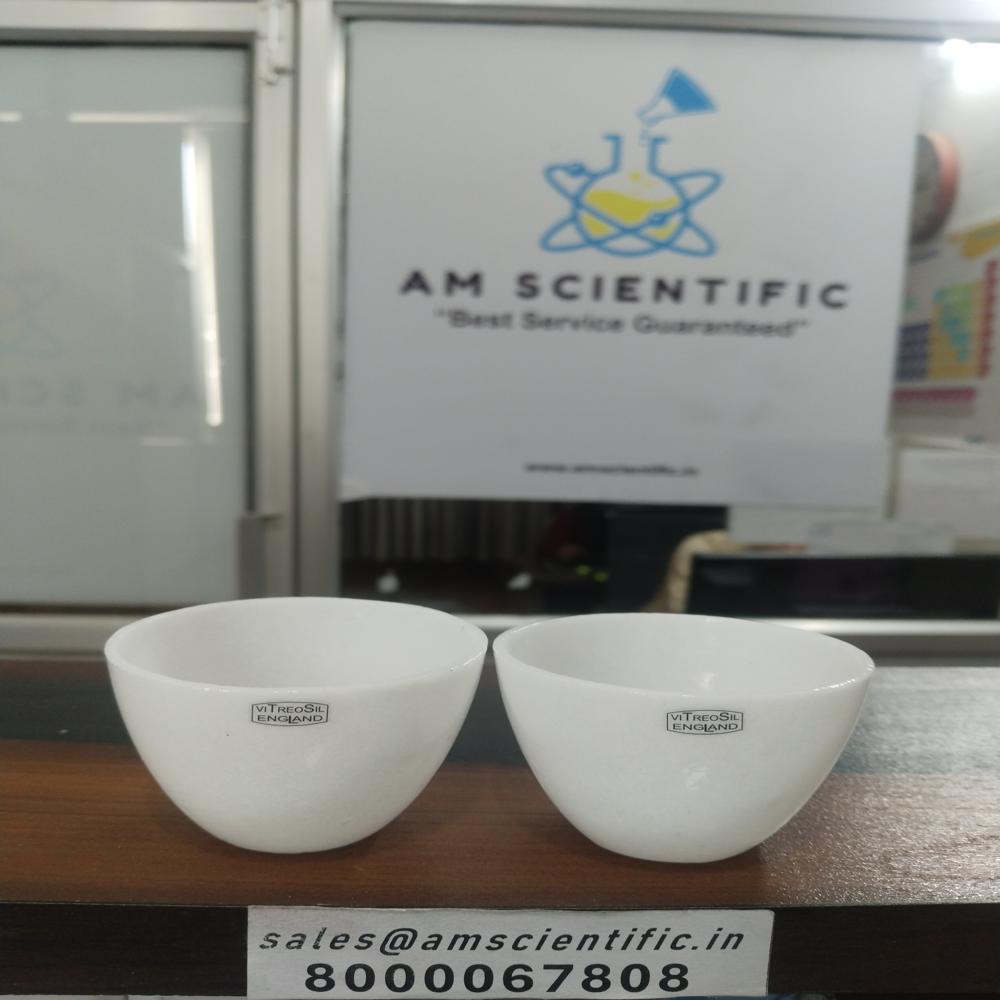 Laboratory Silica Crucible 50ml - Color: White