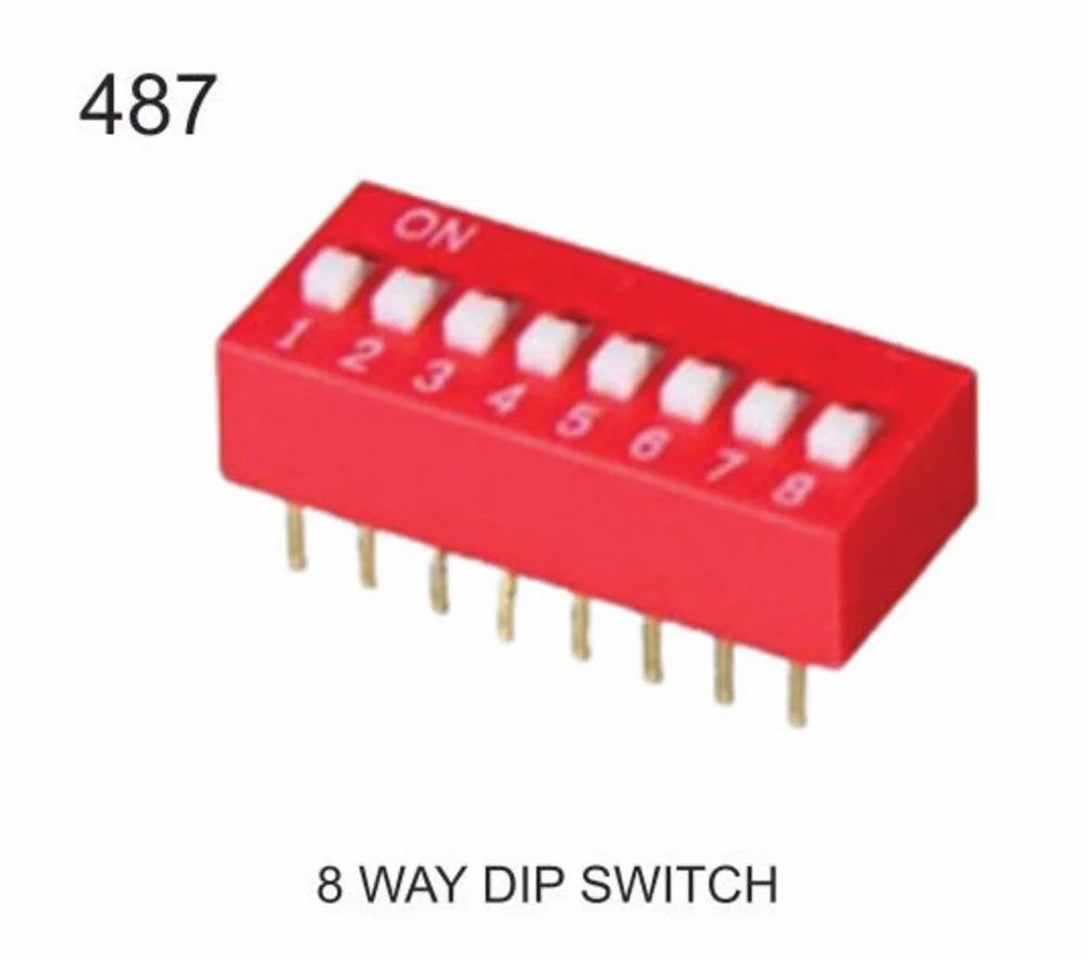8 WAY DIP SWITCH