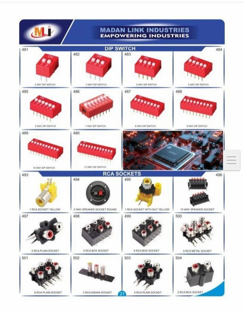 12 WAY DIP SWITCH