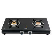 AK 2005 Two Burner Glass Top Gas Stove